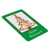 Prettige feestdagen Gouden Kerstboom Magneet (Rechterzijde)