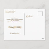 Prettige feestdagen Gouden Kerstmis Wrede (Achterkant)