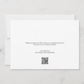 Prettige feestdagen Gouden tint Moderne krans Uw L Feestdagenkaart (Achterkant)