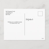 prettige feestdagen goudkerstboomfotocollage (Achterkant)