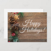 Prettige feestdagen Graag, warme wensen (Voorkant / Achterkant)