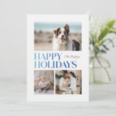 prettige feestdagen Gradiënt Hoofdlijnvakantie Kaa Feestdagenkaart (Staand voorkant)