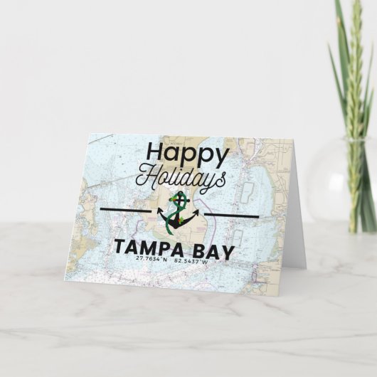 Prettige feestdagen Grafiek - Tampa Bay (Voorkant)