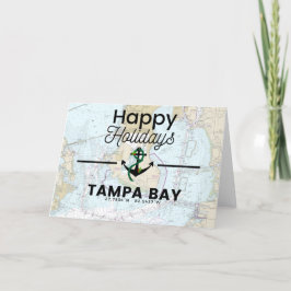 Prettige feestdagen Grafiek - Tampa Bay Kaart