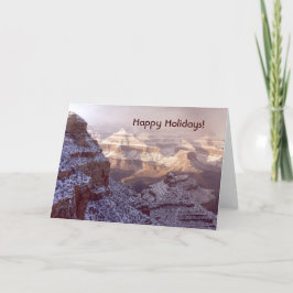 Prettige feestdagen Grand Canyon / Kaart