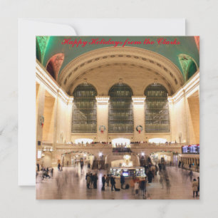 PRETTIGE FEESTDAGEN GRAND CENTRAL KAART