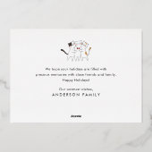 Prettige Feestdagen Grappige Cute Katten Keren Lie (Achterkant)