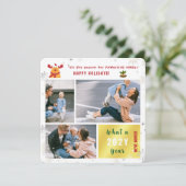 Prettige feestdagen Grappige Rudolph die we hebben Feestdagenkaart (Staand voorkant)