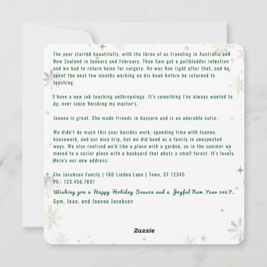 Prettige feestdagen Grappige Rudolph die we hebben Feestdagenkaart (Achterkant)