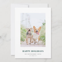 prettige feestdagen Green Fair Isle Photo Holiday