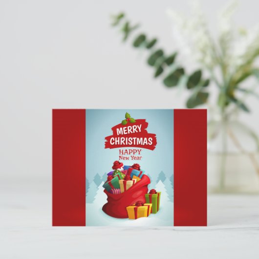 prettige feestdagen Greeting Briefkaart (Staand voorkant)