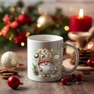 Prettige feestdagen grillig koffiemok