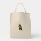 Prettige feestdagen grillig tote bag (Achterkant)