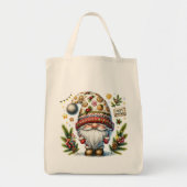 Prettige feestdagen grillig tote bag (Voorkant)