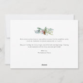 prettige feestdagen groen bewegende aankondigingsk feestdagenkaart (Achterkant)