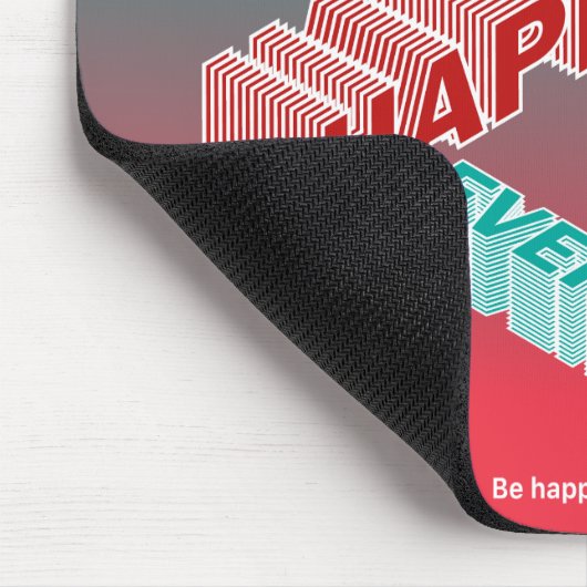 prettige feestdagen, groen en roze muismat (Hoek)