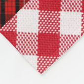 Prettige feestdagen Groene Bladparade Fleece Deken (Hoek)