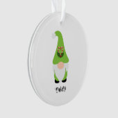 Prettige feestdagen Groene Gnome Ornament (voorkant)