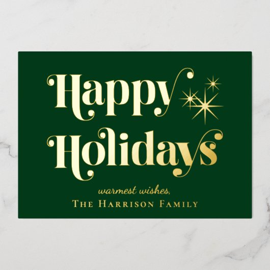 Prettige feestdagen Groene kerst (Voorkant)