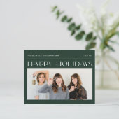 Prettige feestdagen Groep Foto Zakelijke vakantie  (Staand voorkant)