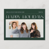 Prettige feestdagen Groep Foto Zakelijke vakantie  (Voorkant)