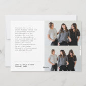 Prettige feestdagen Groep Foto Zakelijke vakantie  Feestdagenkaart (Achterkant)