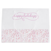 prettige feestdagen groot cadeauzakje (Voorkant)