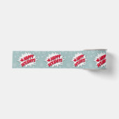 prettige feestdagen grosgrain lint (Voorkant)