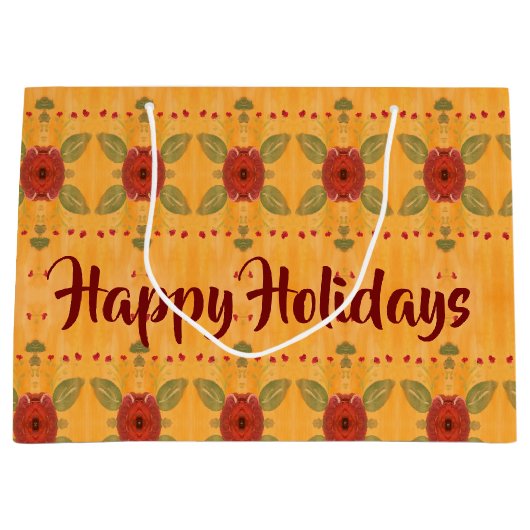 prettige feestdagen grote cadeautas (Voorkant)