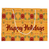 prettige feestdagen grote cadeautas (Achterkant)