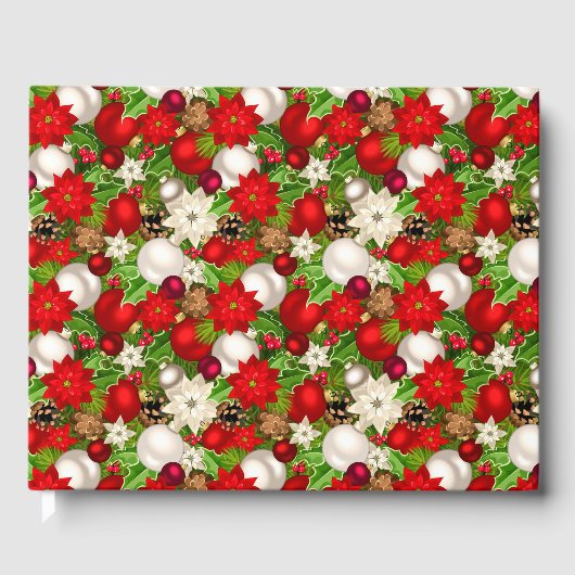 prettige feestdagen Guestbook Gastenboek (Voorkant)