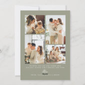 Prettige feestdagen Hand belettering Feestdagenkaart (Achterkant)