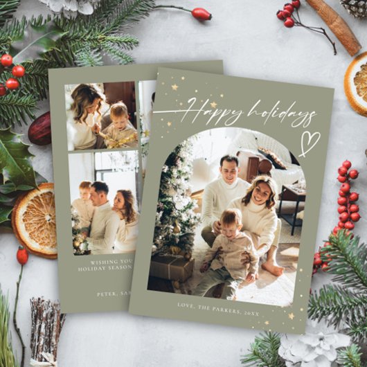 Prettige feestdagen Hand belettering Feestdagenkaart