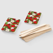 prettige feestdagen Hand Fans Handwaaier (Niet-gemonteerd)