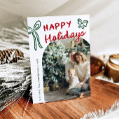 Prettige feestdagen Hand getekend Feestdagenkaart