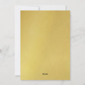 prettige feestdagen Hand Lettered Gold Photo Colla Feestdagenkaart (Achterkant)