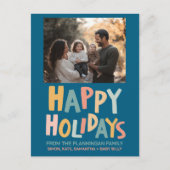 PRETTIGE FEESTDAGEN Handgemaakte aangepaste foto k (Voorkant)