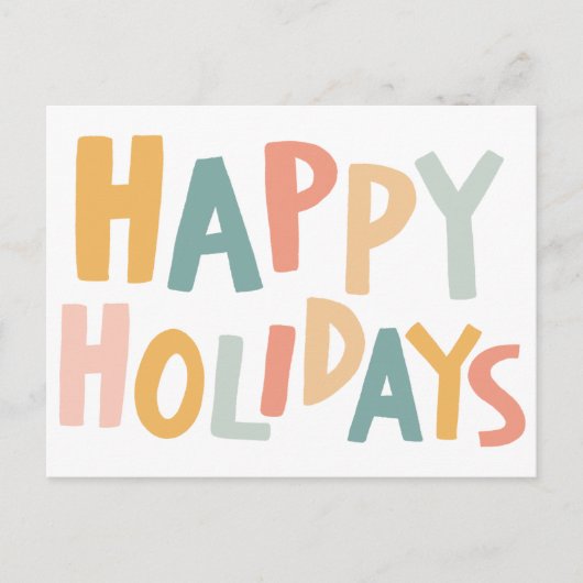 PRETTIGE FEESTDAGEN Handgemaakte aangepaste kerst (Voorkant)