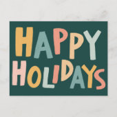 PRETTIGE FEESTDAGEN Handgemaakte aangepaste kerst  (Voorkant)