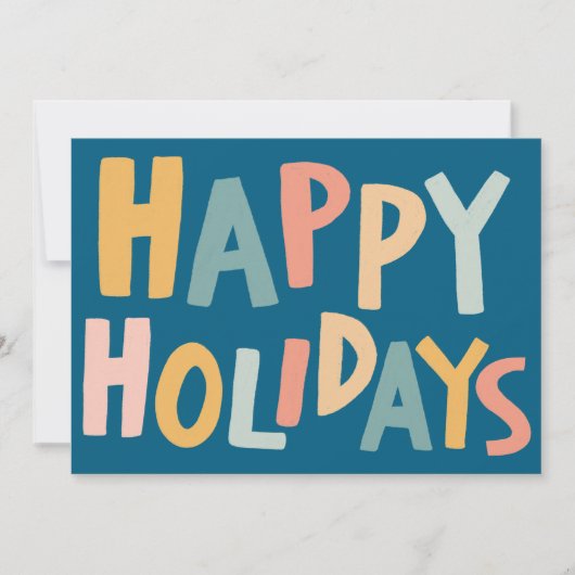 PRETTIGE FEESTDAGEN Handgemaakte aangepaste kerst  Kaart (Voorkant)