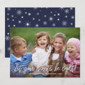 prettige feestdagen handgeschreven scriptcitaat ov feestdagenkaart (Voorkant / Achterkant)