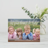 Prettige feestdagen · Handgeschreven scriptquote o Feestdagenkaart (Staand voorkant)