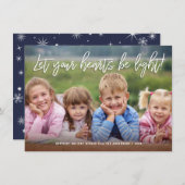 Prettige feestdagen · Handgeschreven scriptquote o Feestdagenkaart (Voorkant / Achterkant)