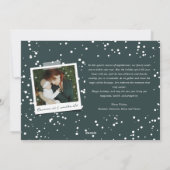 prettige feestdagen handschriftherstings Moderne F Feestdagenkaart (Achterkant)