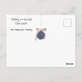 prettige feestdagen Hanging Ornaments Briefkaart (Achterkant)