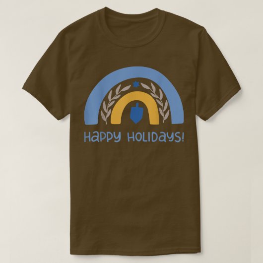 prettige feestdagen Hanukkah T-shirt (Design voorkant)