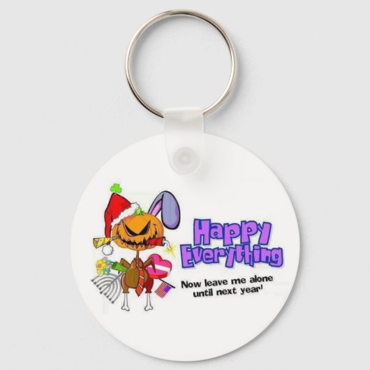 prettige feestdagen-Happy Alles-Happy Sleutelhanger (Voorkant)