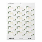 Prettige feestdagen Happy-Christmas Classic, Rusti Etiket (Full Sheet)