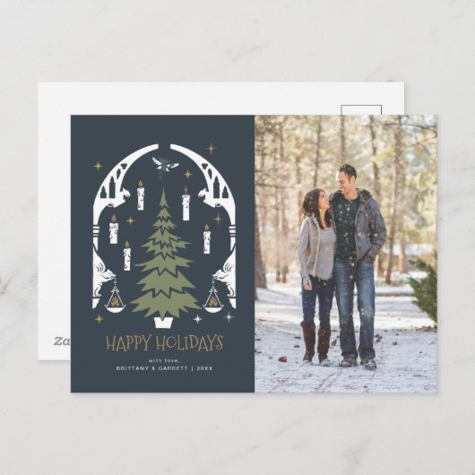 PRETTIGE FEESTDAGEN HARRY POTTER™-structuur - (Voorkant / Achterkant)