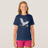 prettige feestdagen Hedwig Delivery T-shirt (Voorkant volledig)